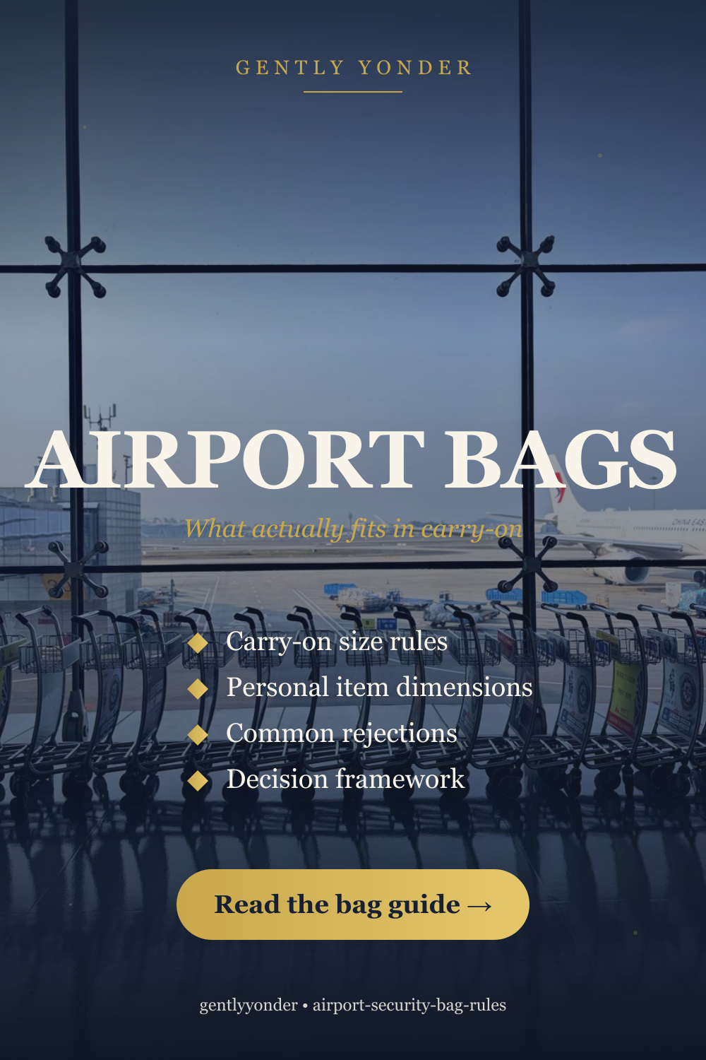 Airport Security Bags: Carry-On and Personal Item Rules