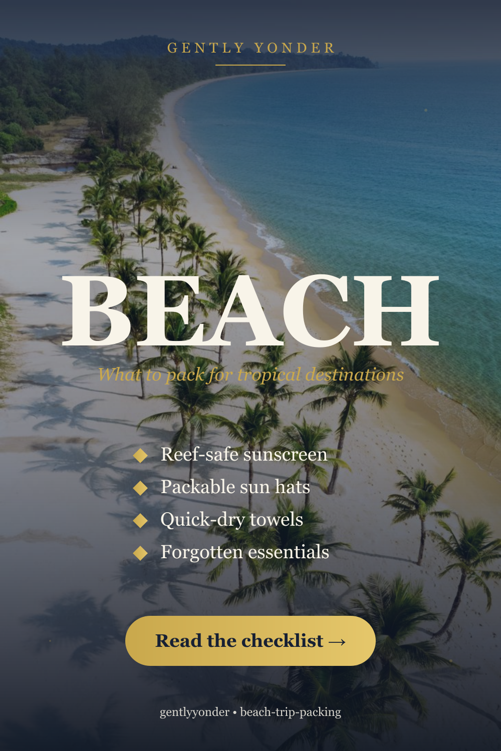 Beach Trip Packing Checklist