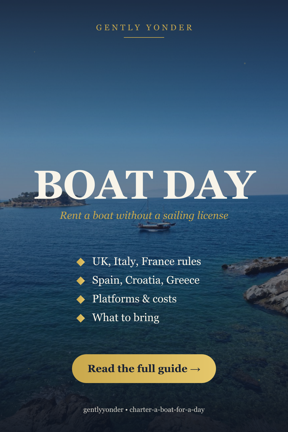 Charter a Boat for a Day