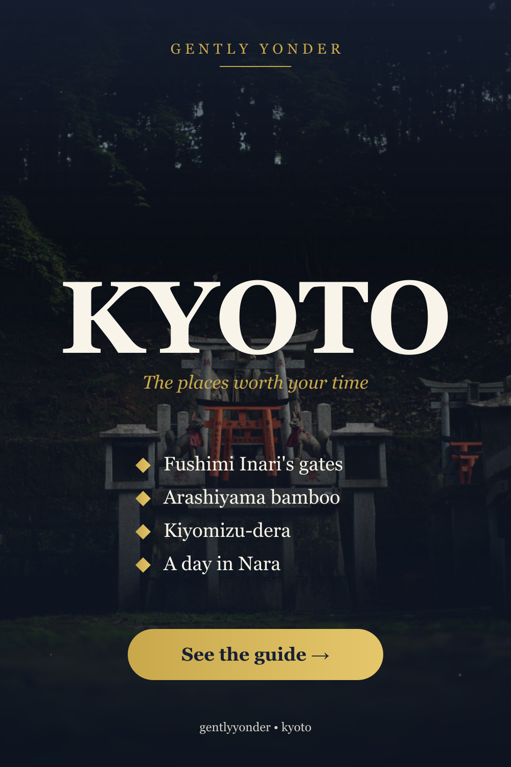 Kyoto: The Places Worth Your Time