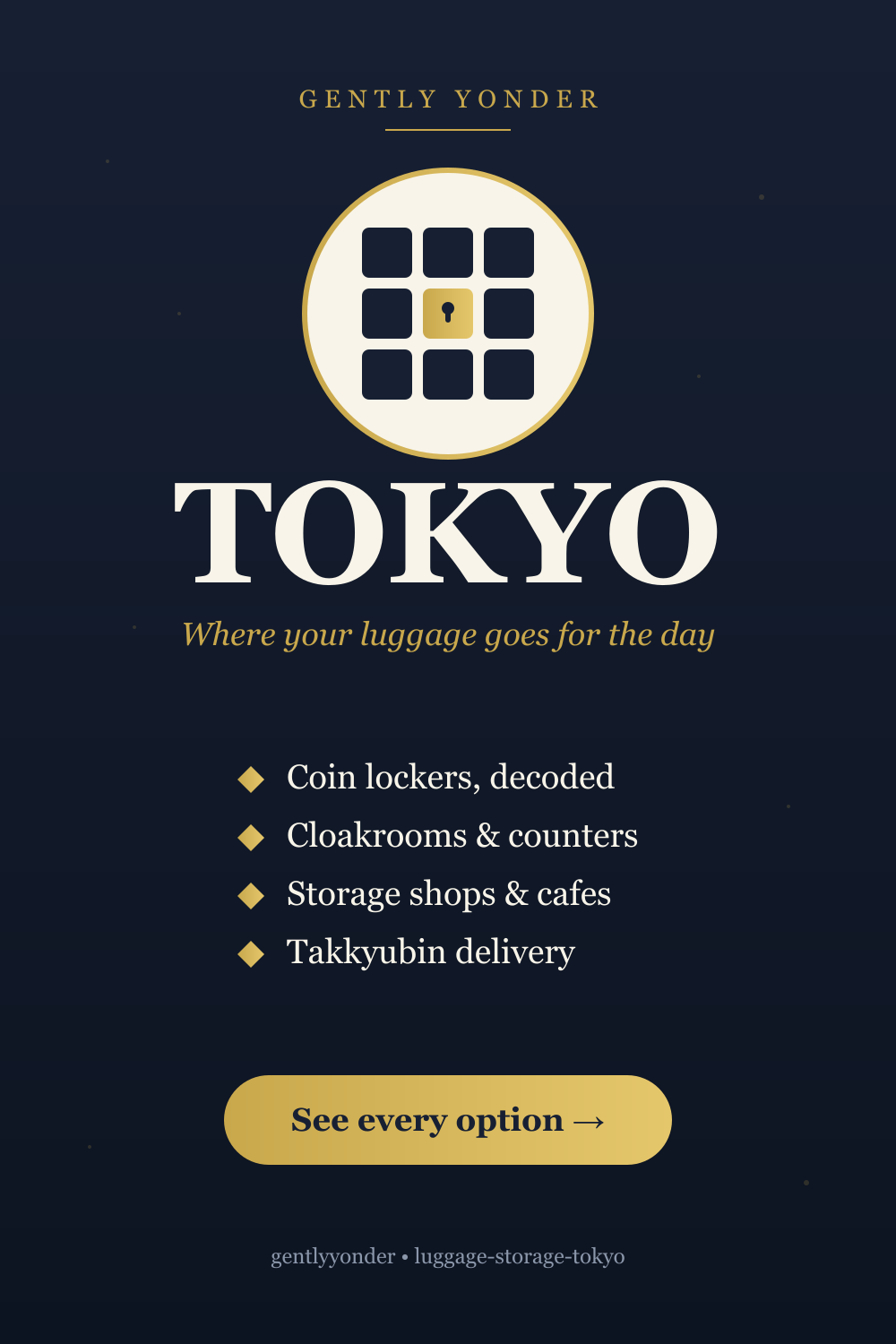 Where to Store Luggage in Tokyo